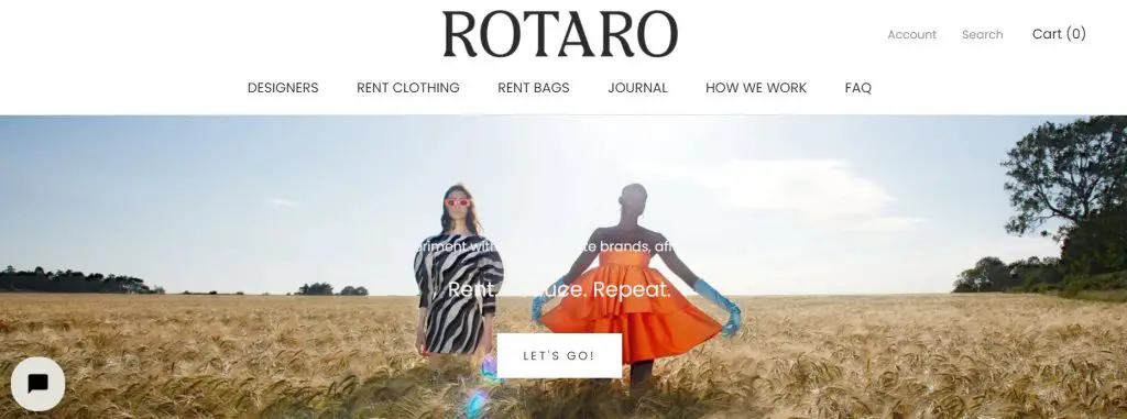 Rotaro homepage