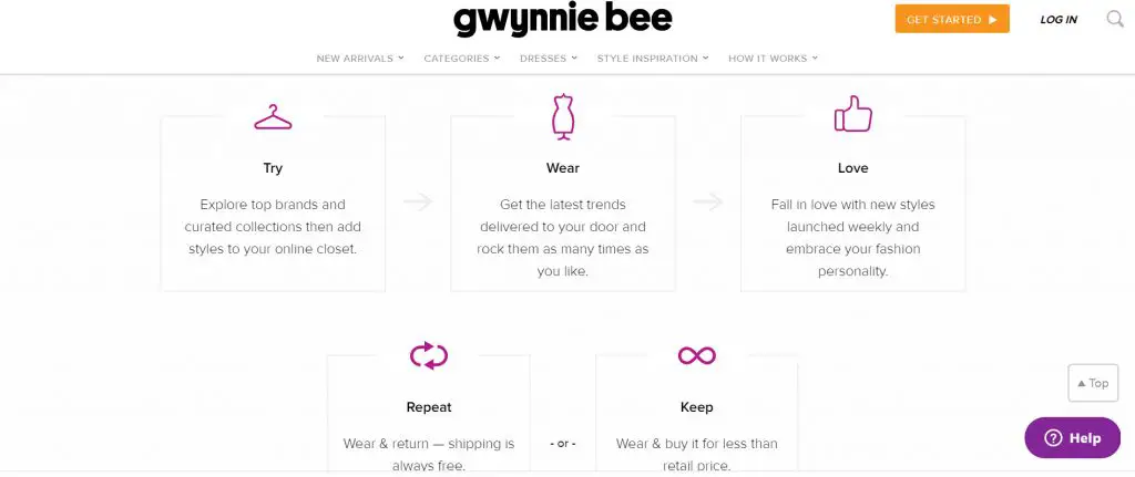 gwynnie bee homepage 