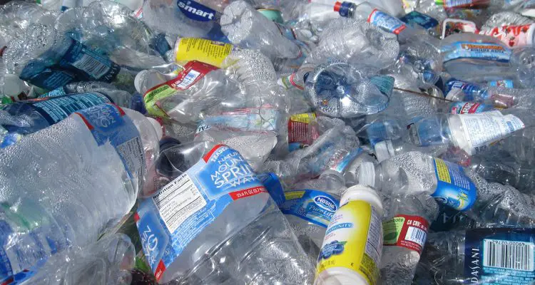 Piles and piles of plastic bottles