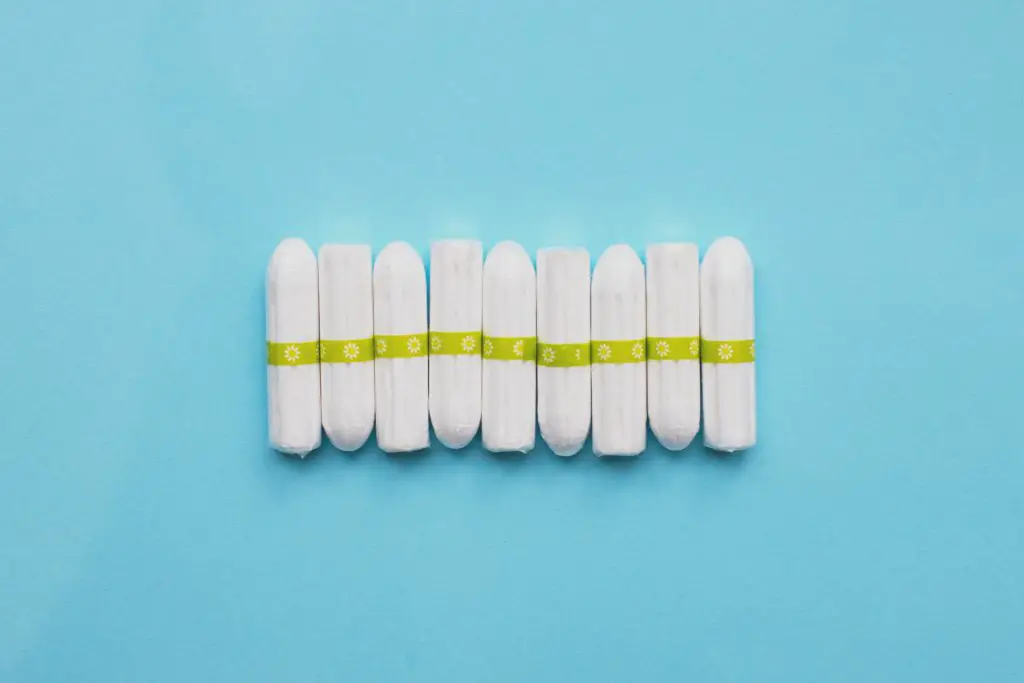 A line of natural tampons 